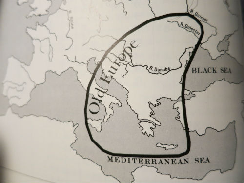 古ヨーロッパの位置